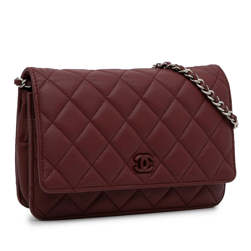 Chanel Classic Lambskin Wallet on Chain (SHG-otiP9r)