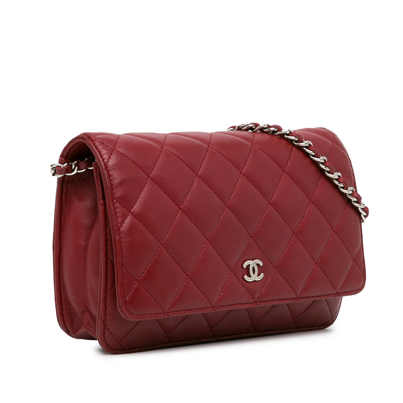 Chanel Classic Lambskin Wallet on Chain (SHG-okrtIp)