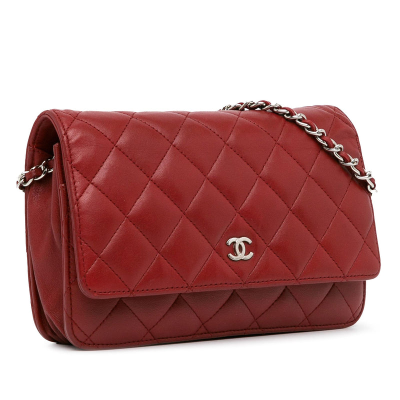 Chanel Classic Lambskin Wallet on Chain (SHG-QiIFM3)