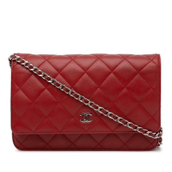 Chanel Classic Lambskin Wallet on Chain (SHG-Hw2FNV)