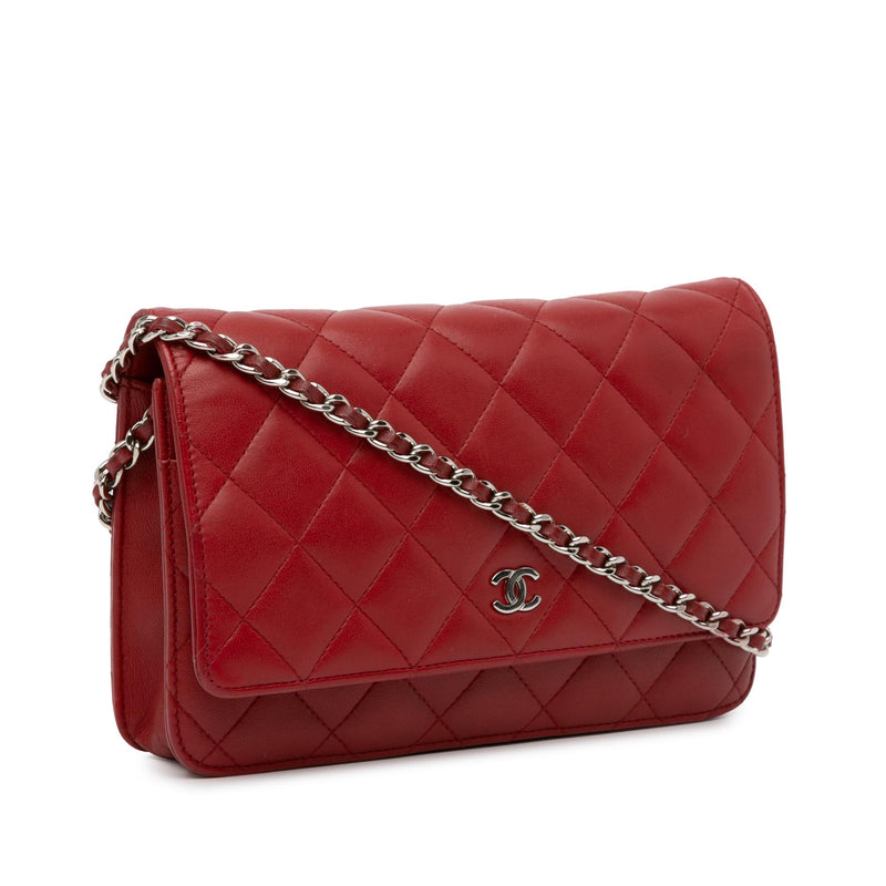 Chanel Classic Lambskin Wallet on Chain (SHG-Hw2FNV)