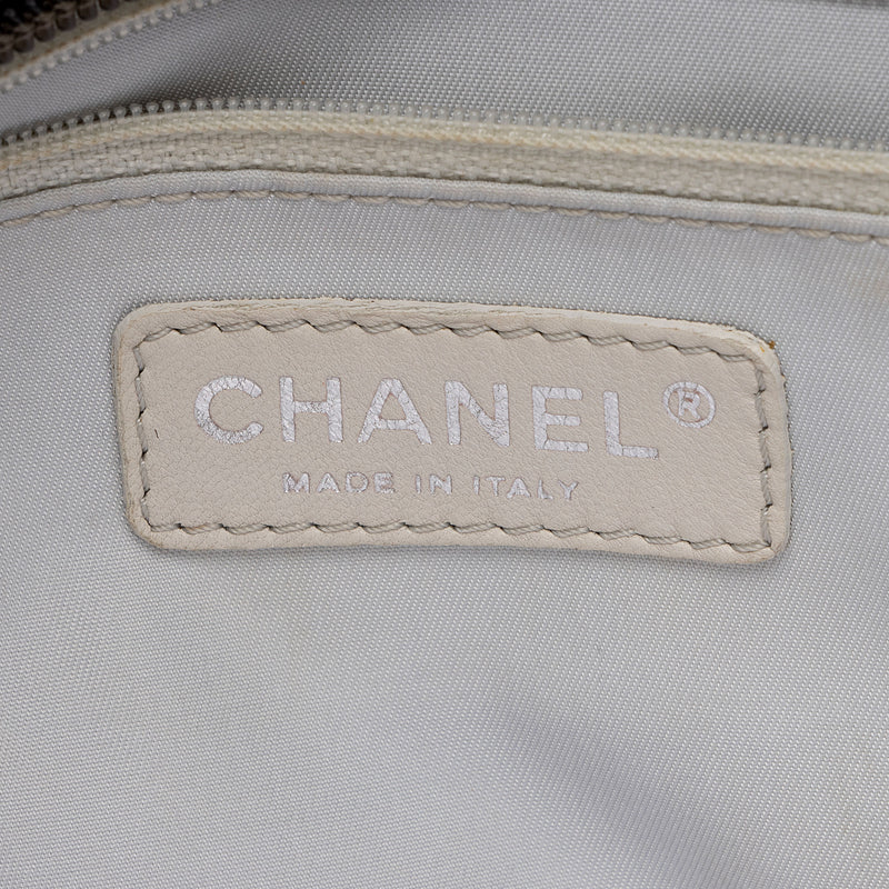 Chanel Coated Canvas Paris Biarritz Small Tote (SHF-xIVFjl)