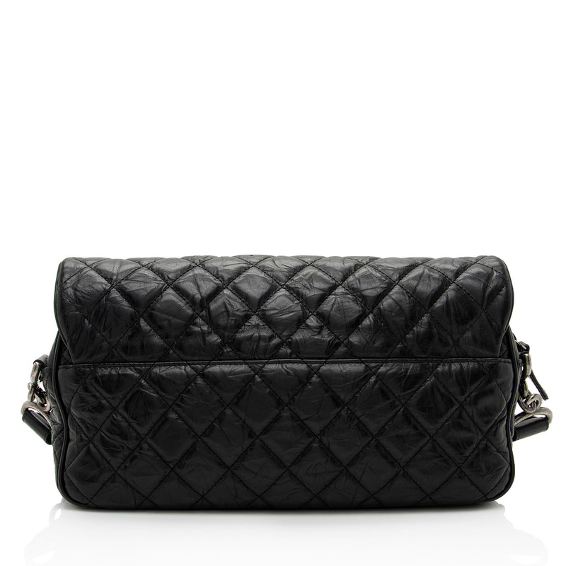 Chanel Crumpled Calfskin Casual Rock Medium Flap Bag (SHF-UREPyS)