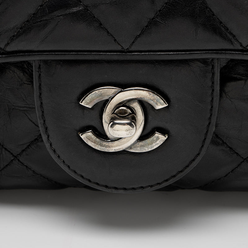 Chanel Crumpled Calfskin Casual Rock Medium Flap Bag (SHF-UREPyS)