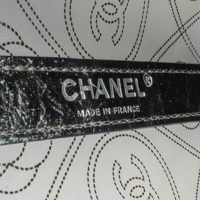 Chanel Crumpled Calfskin PVC Camellia Bucket (SHG-ZnYJAw)