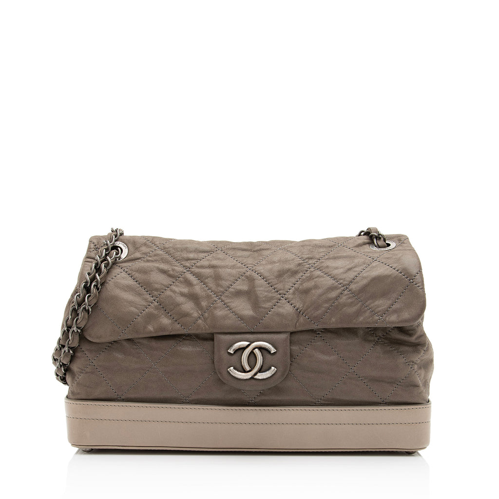 Chanel Lavender Iridescent Quilted Lambskin Square Mini Classic Flap Silver  Hardware  Madison Avenue Couture