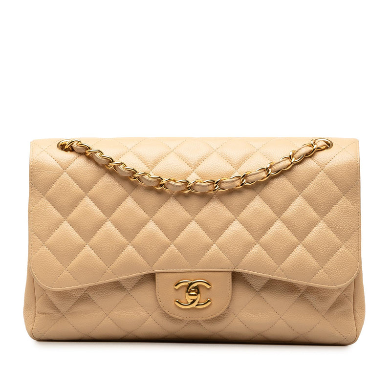 Chanel Jumbo Classic Caviar Double Flap (SHG-TG68Ji)