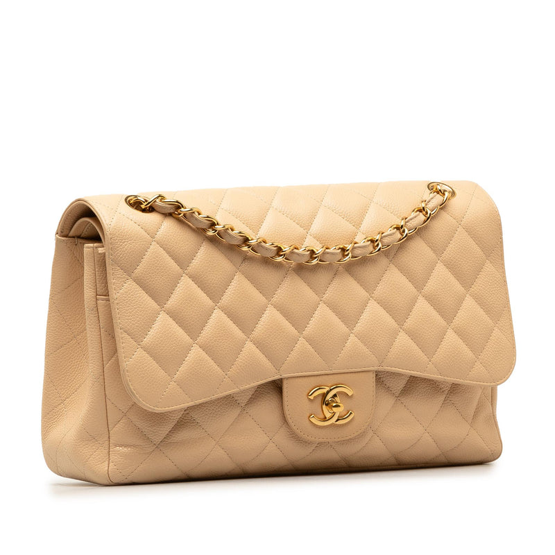 Chanel Jumbo Classic Caviar Double Flap (SHG-TG68Ji)