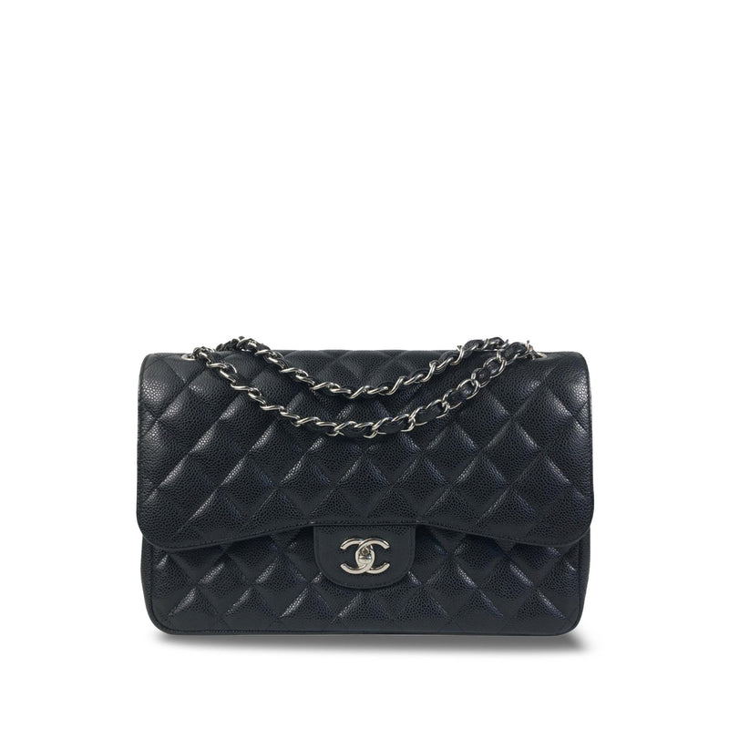 Chanel Jumbo Classic Caviar Double Flap (SHG-Ci6Lg1)