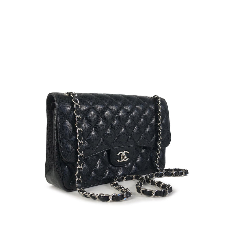 Chanel Jumbo Classic Caviar Double Flap (SHG-Ci6Lg1)