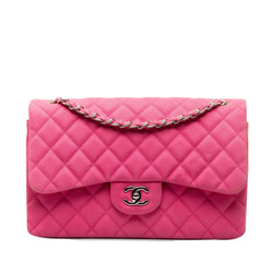 Chanel Jumbo Classic Caviar Double Flap (SHG-AaClhK)