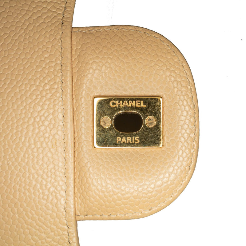 Chanel Jumbo Classic Caviar Double Flap (SHG-VsT6Cu)