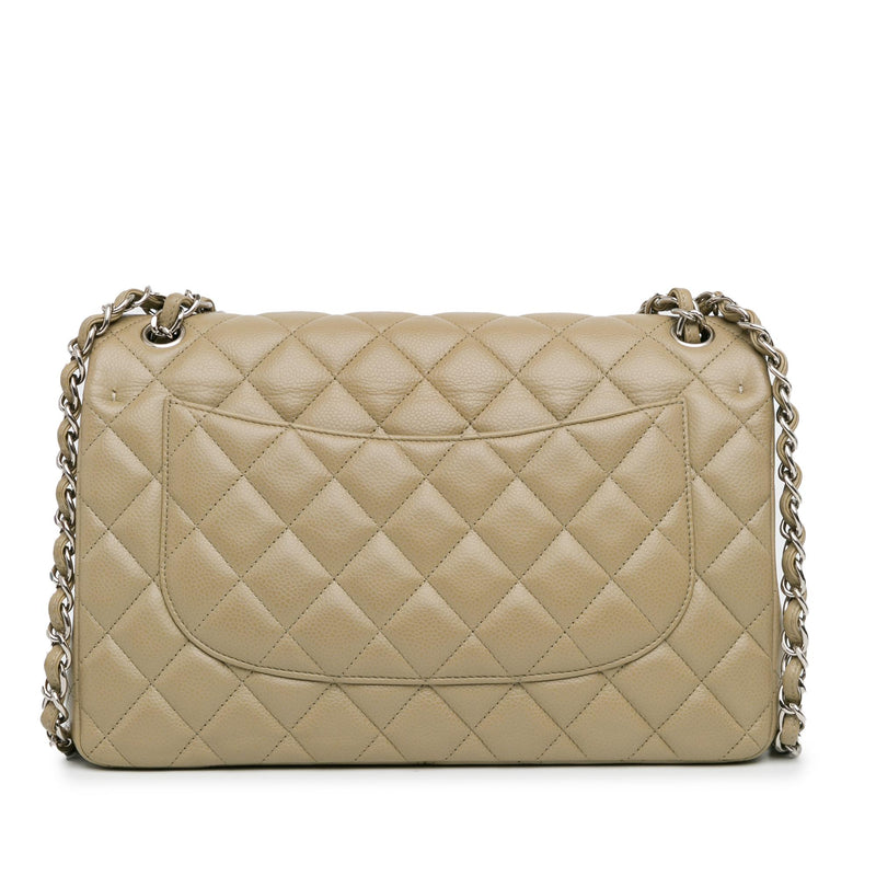 Chanel Jumbo Classic Caviar Double Flap (SHG-1kWJW3)