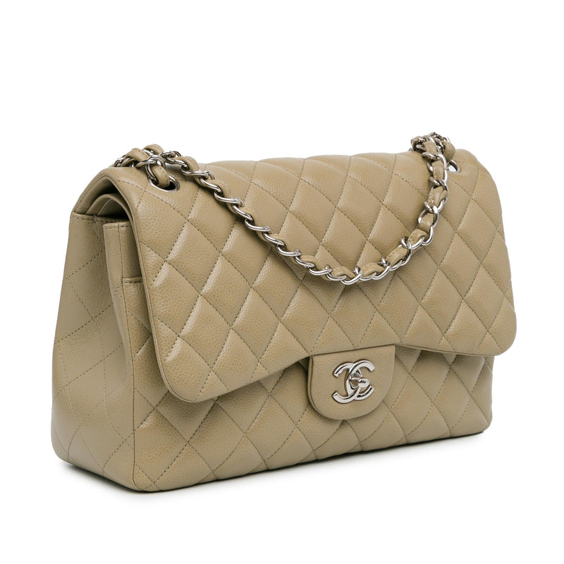 Chanel Jumbo Classic Caviar Double Flap (SHG-1kWJW3)