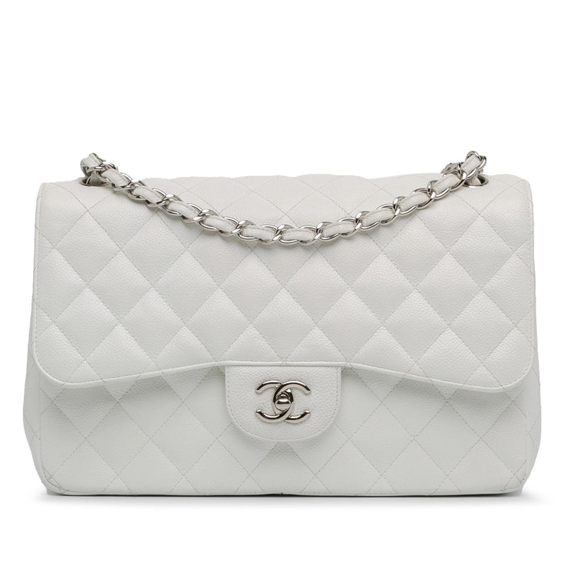 Chanel Jumbo Classic Caviar Double Flap (SHG-2x97Of)