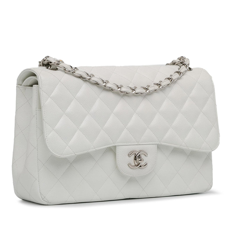 Chanel Jumbo Classic Caviar Double Flap (SHG-2x97Of)