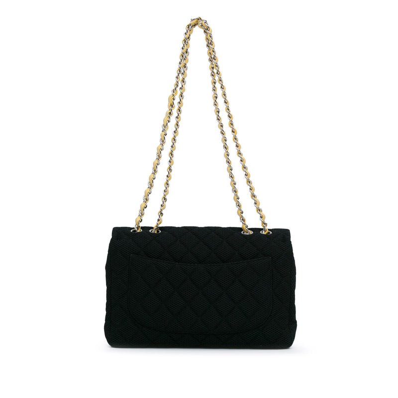 Chanel Jumbo Classic Jersey Single Flap (SHG-X4hoLJ)