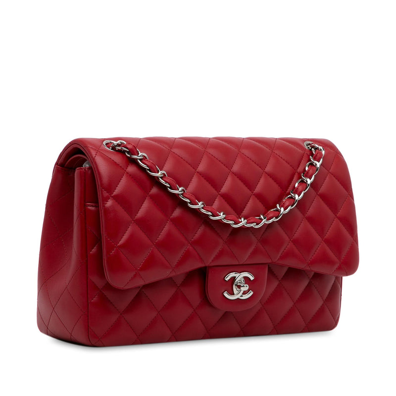 Chanel Jumbo Classic Lambskin Double Flap (SHG-47eMtg)