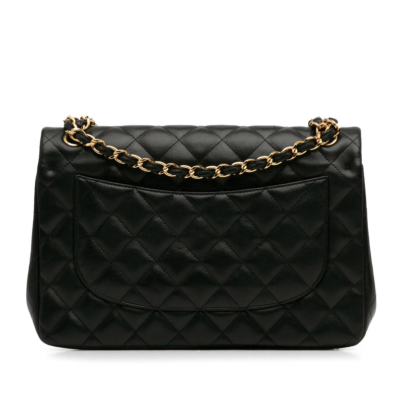 Chanel Jumbo Classic Lambskin Double Flap (SHG-IxfEjr)