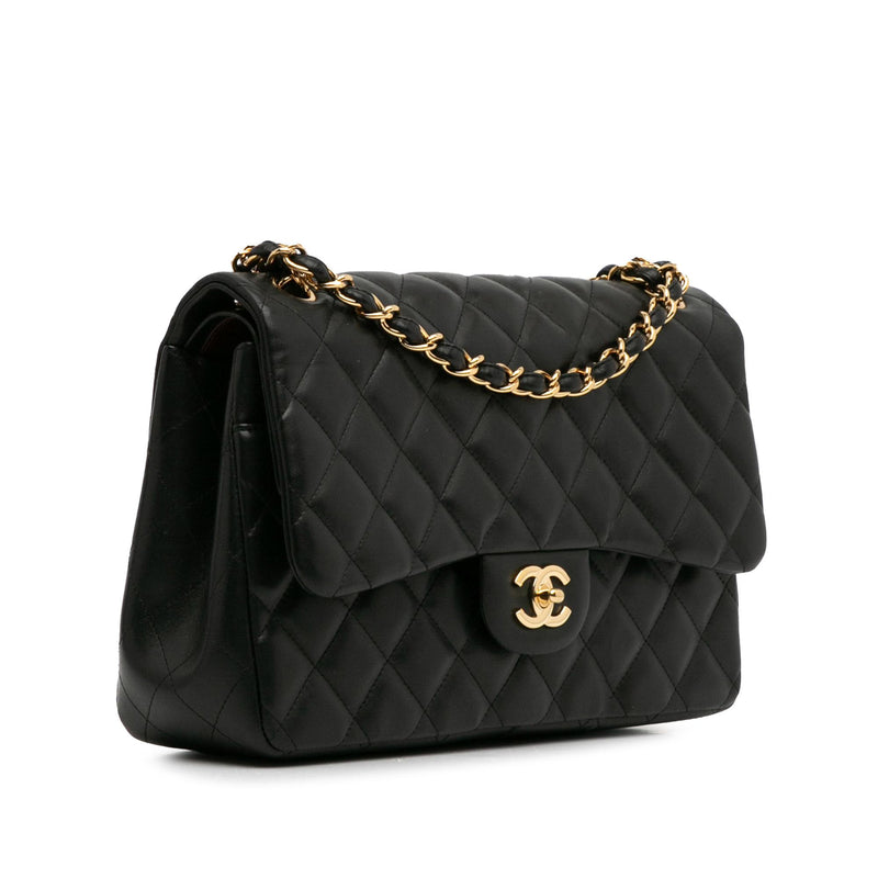 Chanel Jumbo Classic Lambskin Double Flap (SHG-IxfEjr)