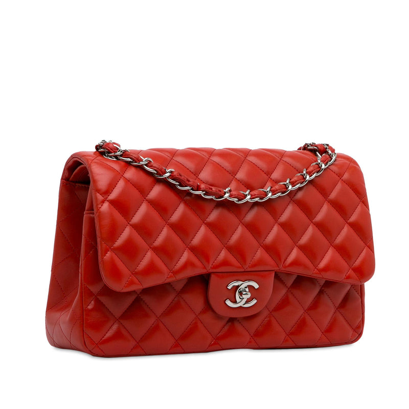 Chanel Jumbo Classic Lambskin Double Flap (SHG-Y3xCAz)