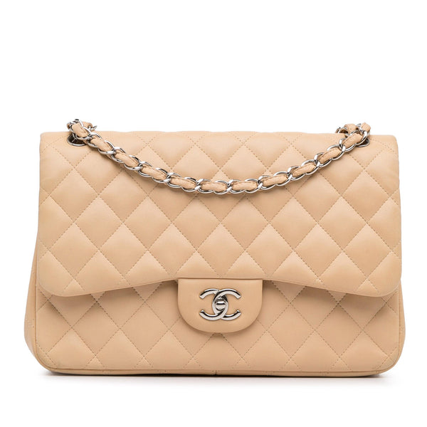 Chanel Jumbo Classic Lambskin Double Flap (SHG-0s6J1b)