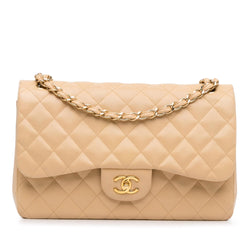 Chanel Jumbo Classic Lambskin Double Flap (SHG-NG9ZlD)