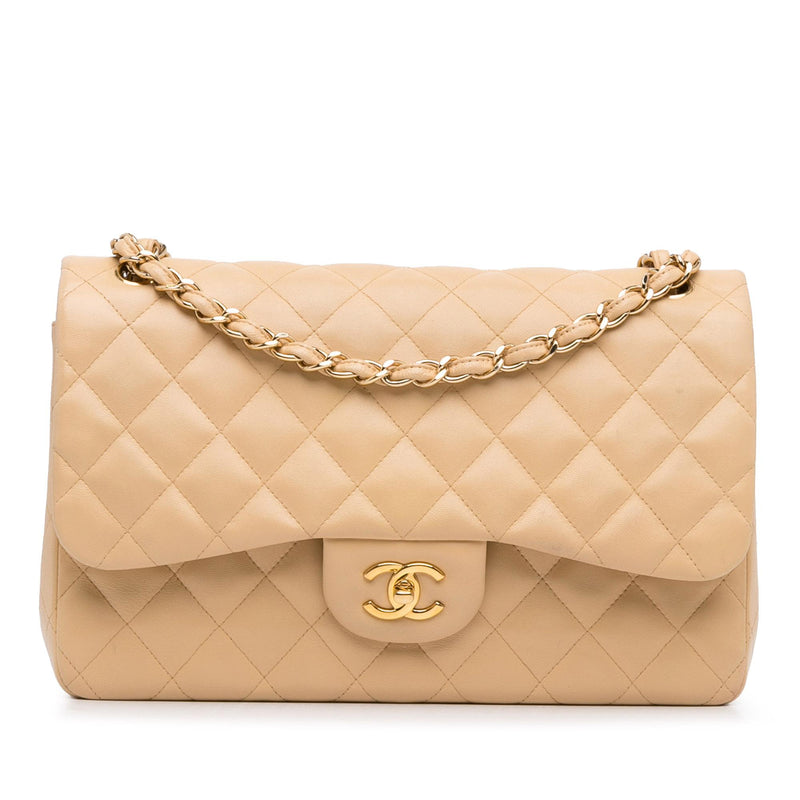 Chanel Jumbo Classic Lambskin Double Flap (SHG-NG9ZlD)