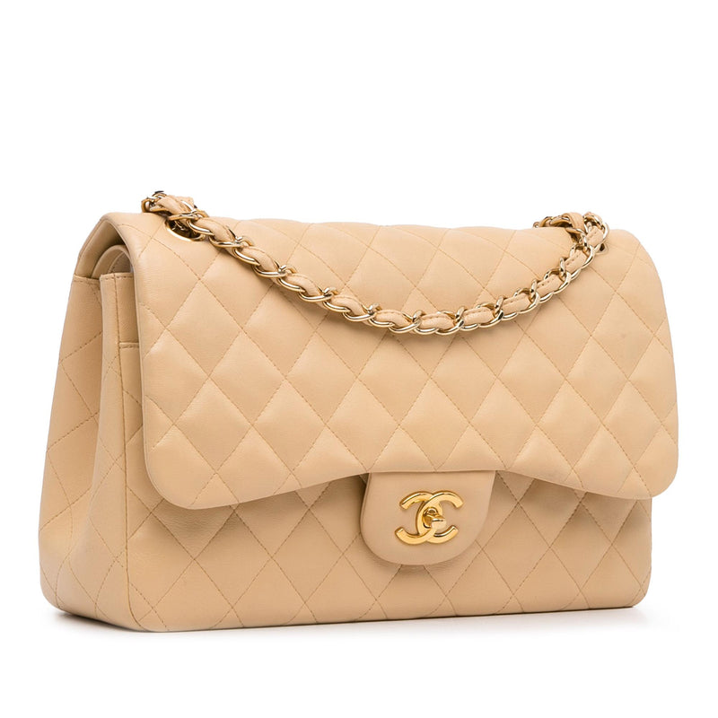 Chanel Jumbo Classic Lambskin Double Flap (SHG-NG9ZlD)