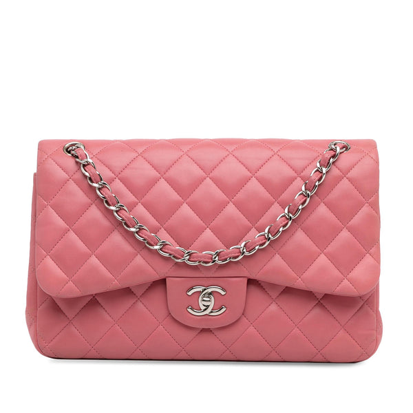 Chanel Jumbo Classic Lambskin Double Flap (SHG-5so0eX)