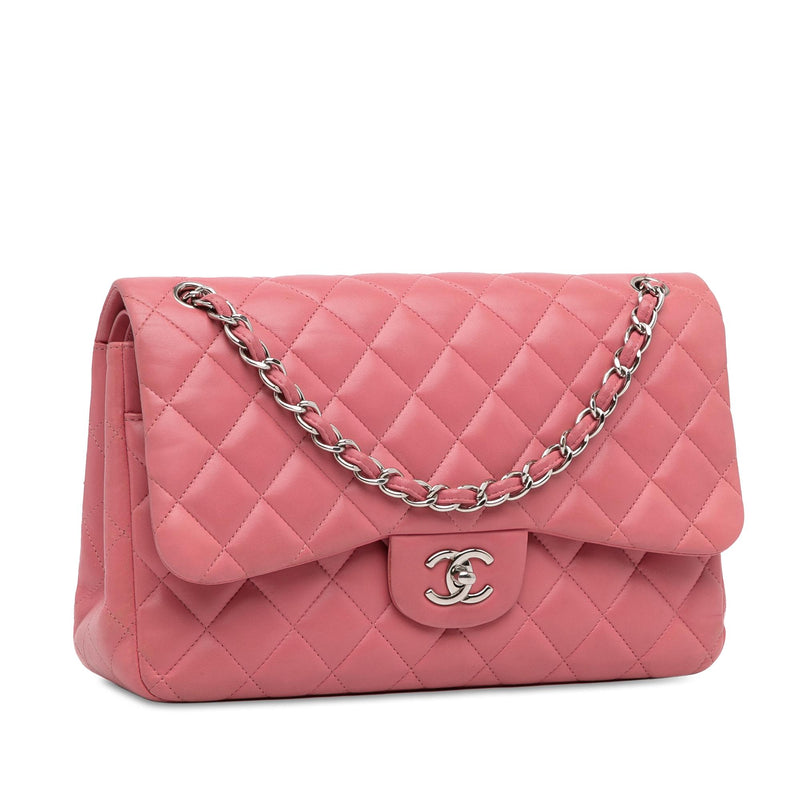 Chanel Jumbo Classic Lambskin Double Flap (SHG-5so0eX)