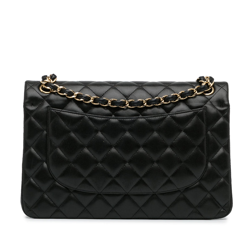 Chanel Jumbo Classic Lambskin Double Flap (SHG-yj9hwp)