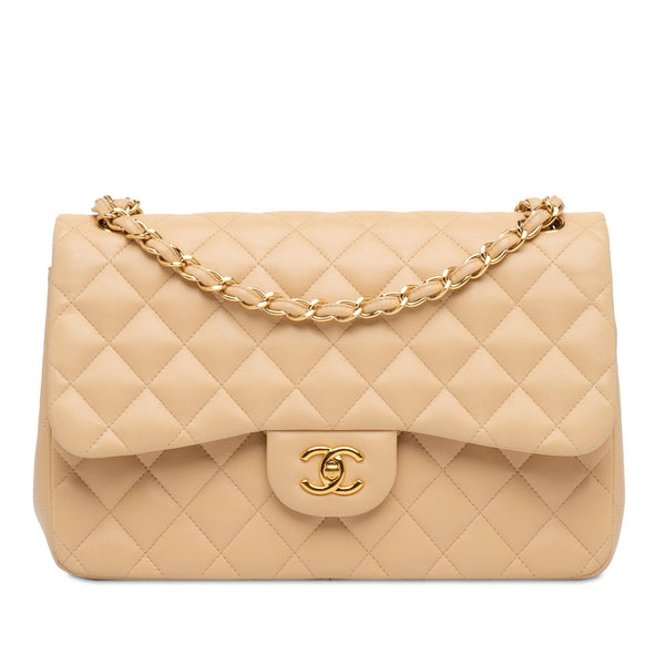 Chanel Jumbo Classic Lambskin Double Flap (SHG-evy6Et)