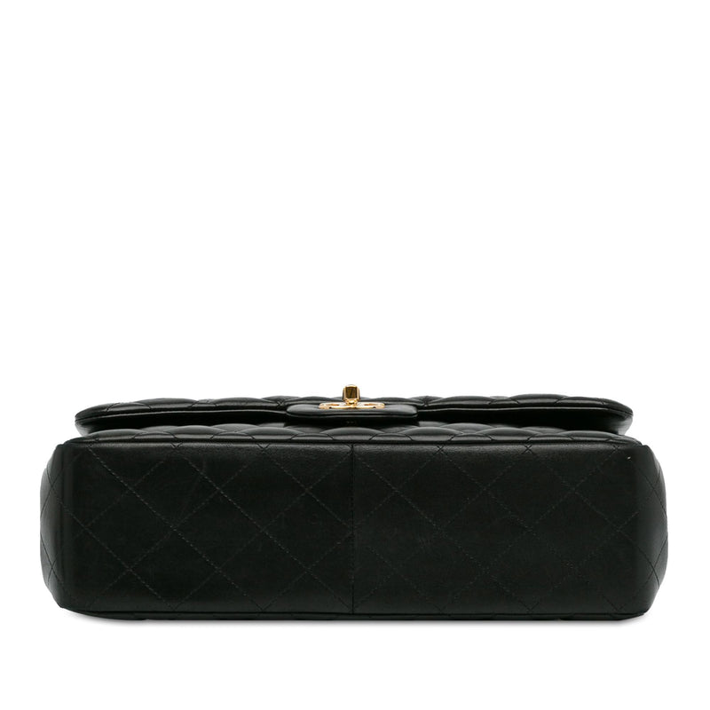 Chanel Jumbo Classic Lambskin Double Flap (SHG-dnuKsy)