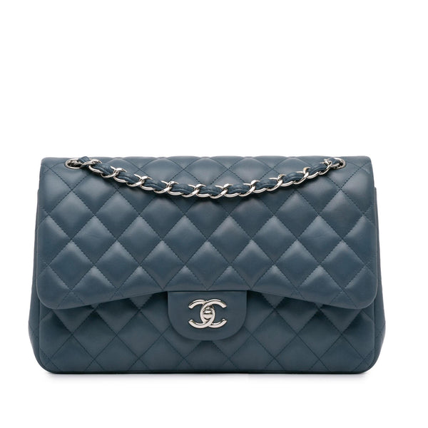 Chanel Jumbo Classic Lambskin Double Flap (SHG-fQmKvN)