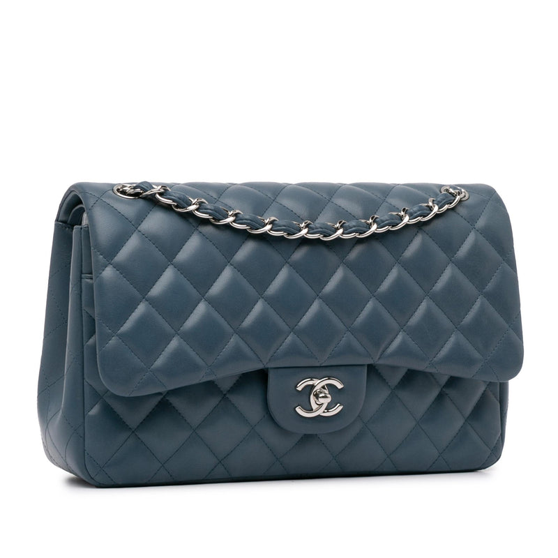 Chanel Jumbo Classic Lambskin Double Flap (SHG-fQmKvN)