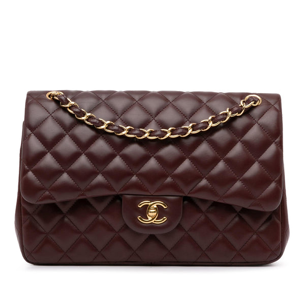 Chanel Jumbo Classic Lambskin Double Flap (SHG-osJRK4)