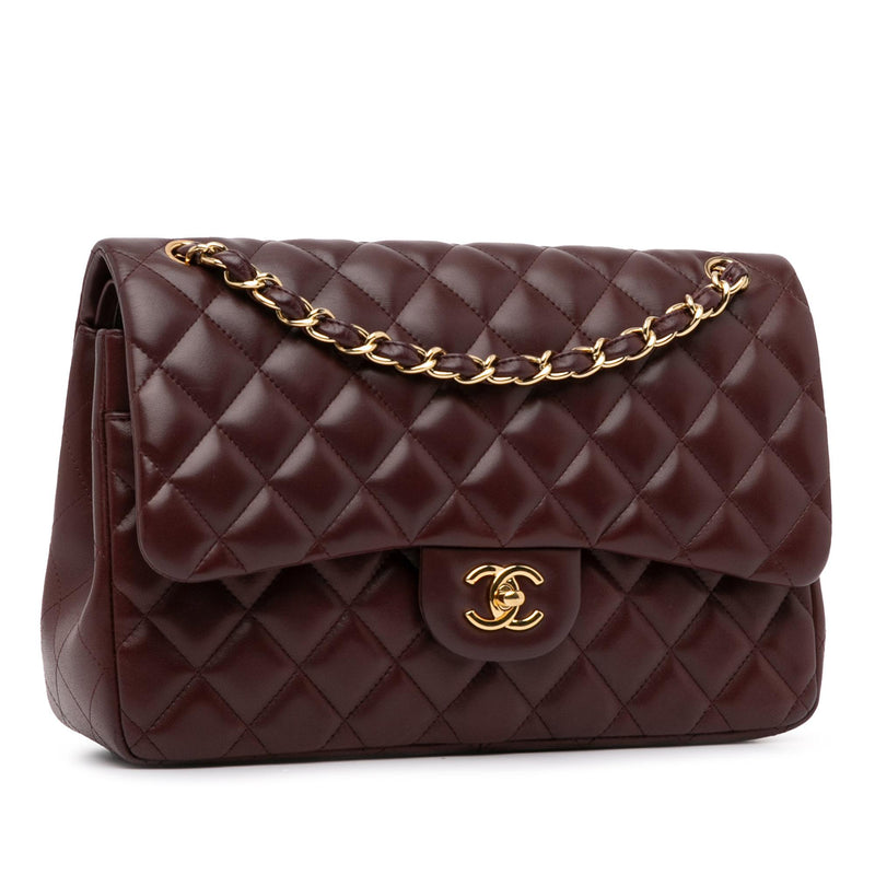 Chanel Jumbo Classic Lambskin Double Flap (SHG-osJRK4)