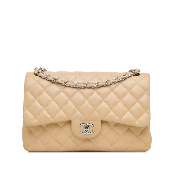 Chanel Jumbo Classic Lambskin Double Flap (SHG-Mqc20h)