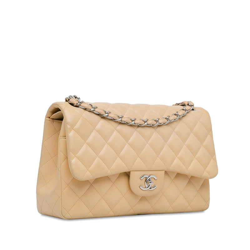 Chanel Jumbo Classic Lambskin Double Flap (SHG-Mqc20h)