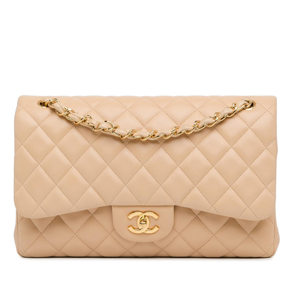 Chanel Jumbo Classic Lambskin Double Flap (SHG-FtOyqZ)