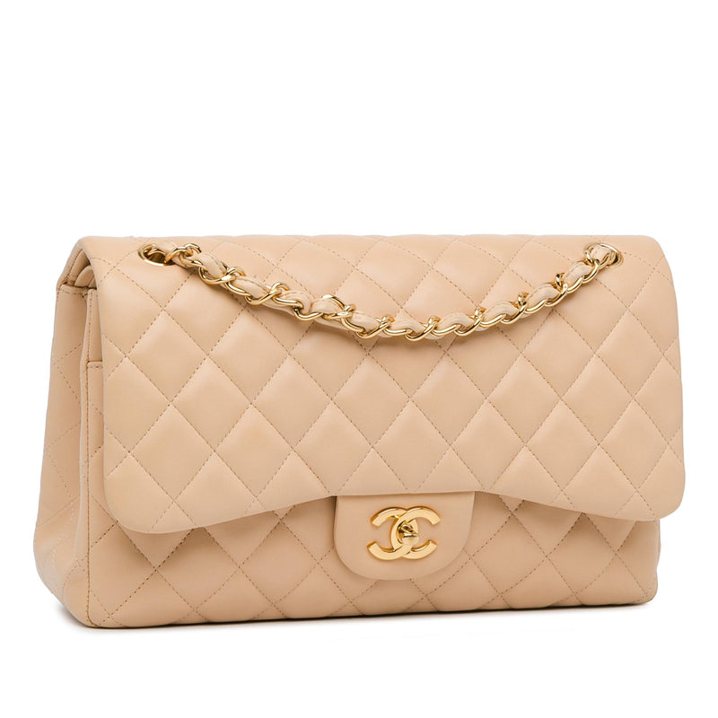 Chanel Jumbo Classic Lambskin Double Flap (SHG-FtOyqZ)