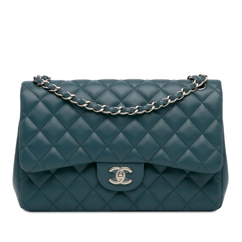 Chanel Jumbo Classic Lambskin Double Flap (SHG-ahjfnw)