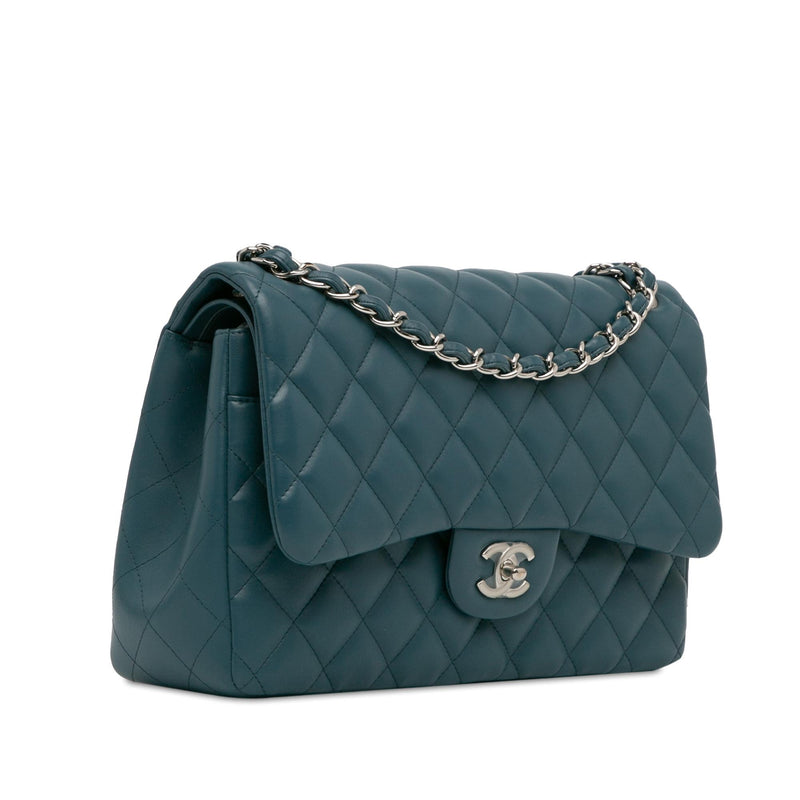 Chanel Jumbo Classic Lambskin Double Flap (SHG-ahjfnw)