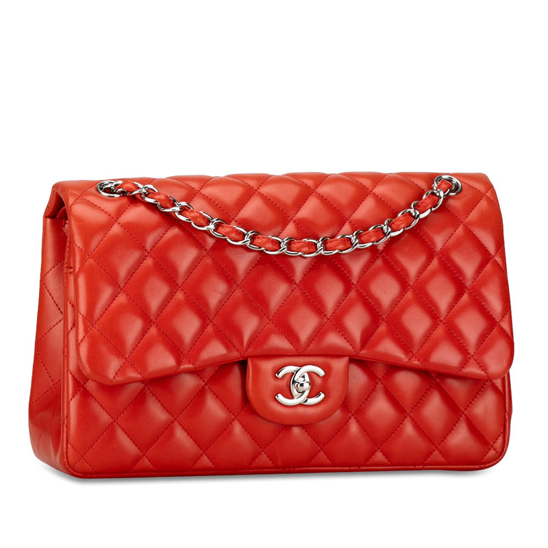 Chanel Jumbo Classic Lambskin Double Flap (SHG-vjfSJ9)