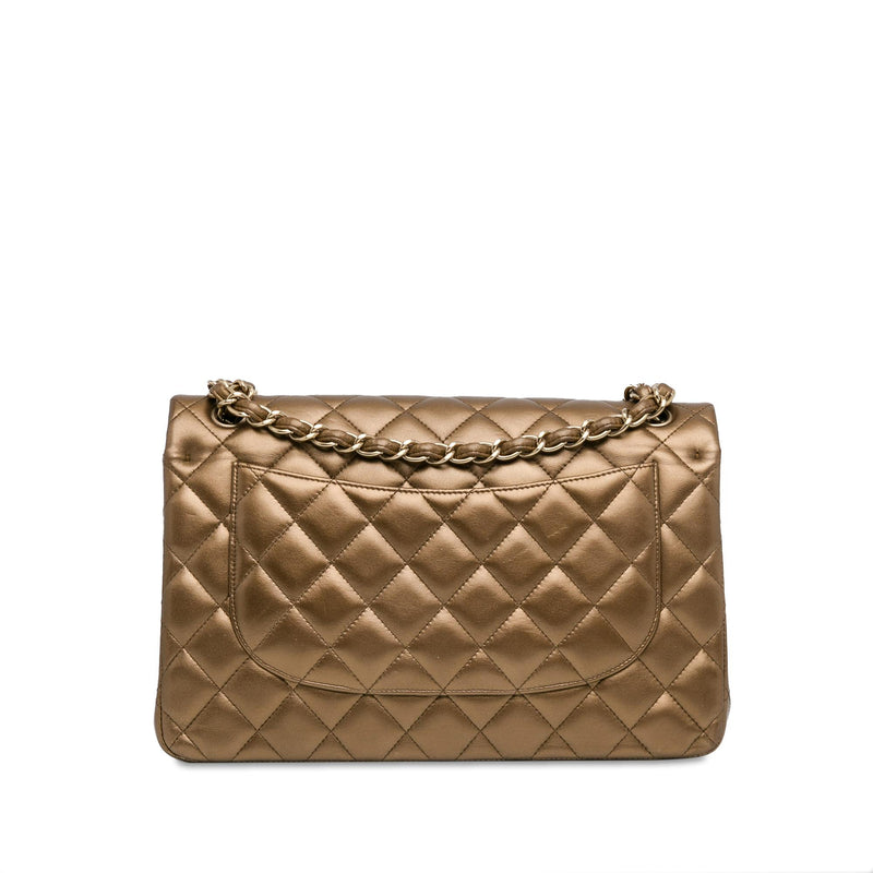 Chanel Jumbo Classic Lambskin Double Flap (SHG-hZQv8E)