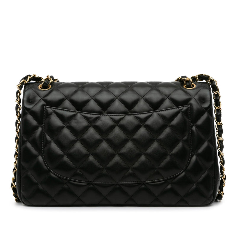 Chanel Jumbo Classic Lambskin Double Flap (SHG-0LaKgj)