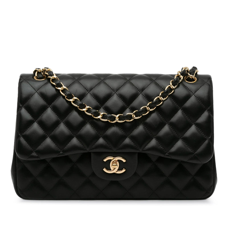 Chanel Jumbo Classic Lambskin Double Flap (SHG-0LaKgj)