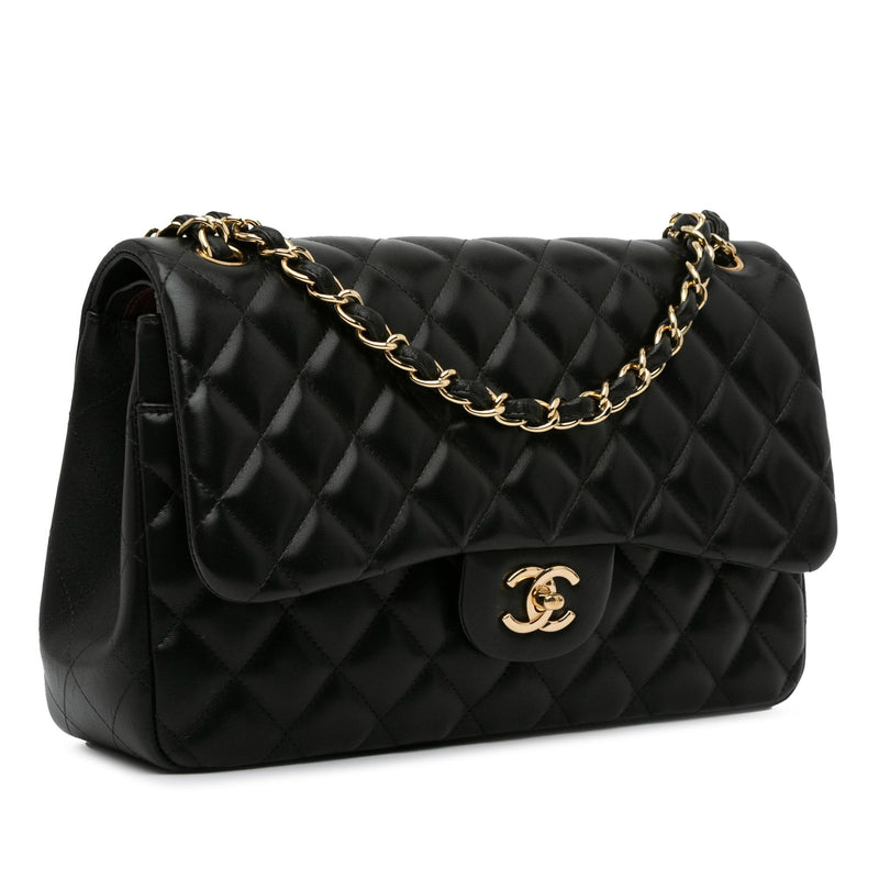 Chanel Jumbo Classic Lambskin Double Flap (SHG-0LaKgj)