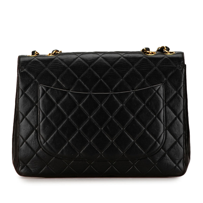 Chanel Jumbo Classic Lambskin Single Flap (SHG-DPt2yY)